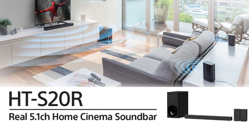 Sounbarlar - Sony - Sony HT-S20R 5.1 Soundbar Bluetooth 400 W